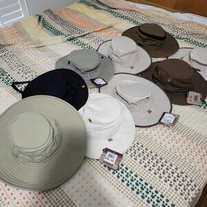 Tilley Hats Lot. Nine Hats. All new, five with Tags
